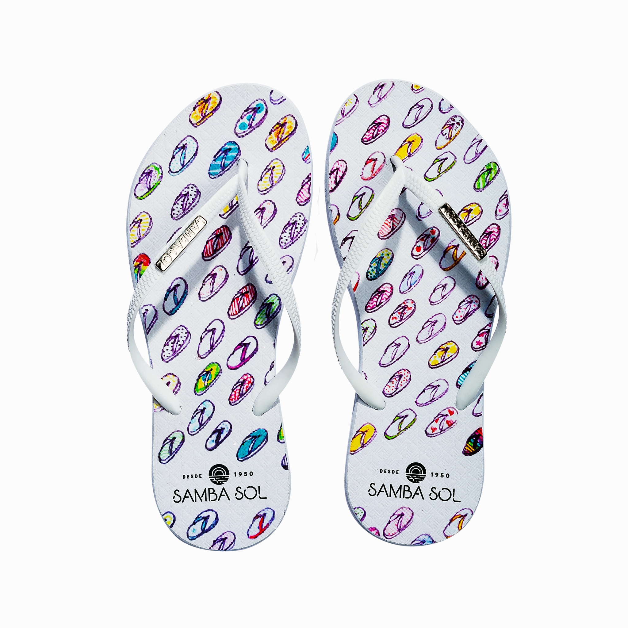 Samba Sol Women's YoungArts Collection Flip Flops - Isabela Dos Santos Telic Flip Flops