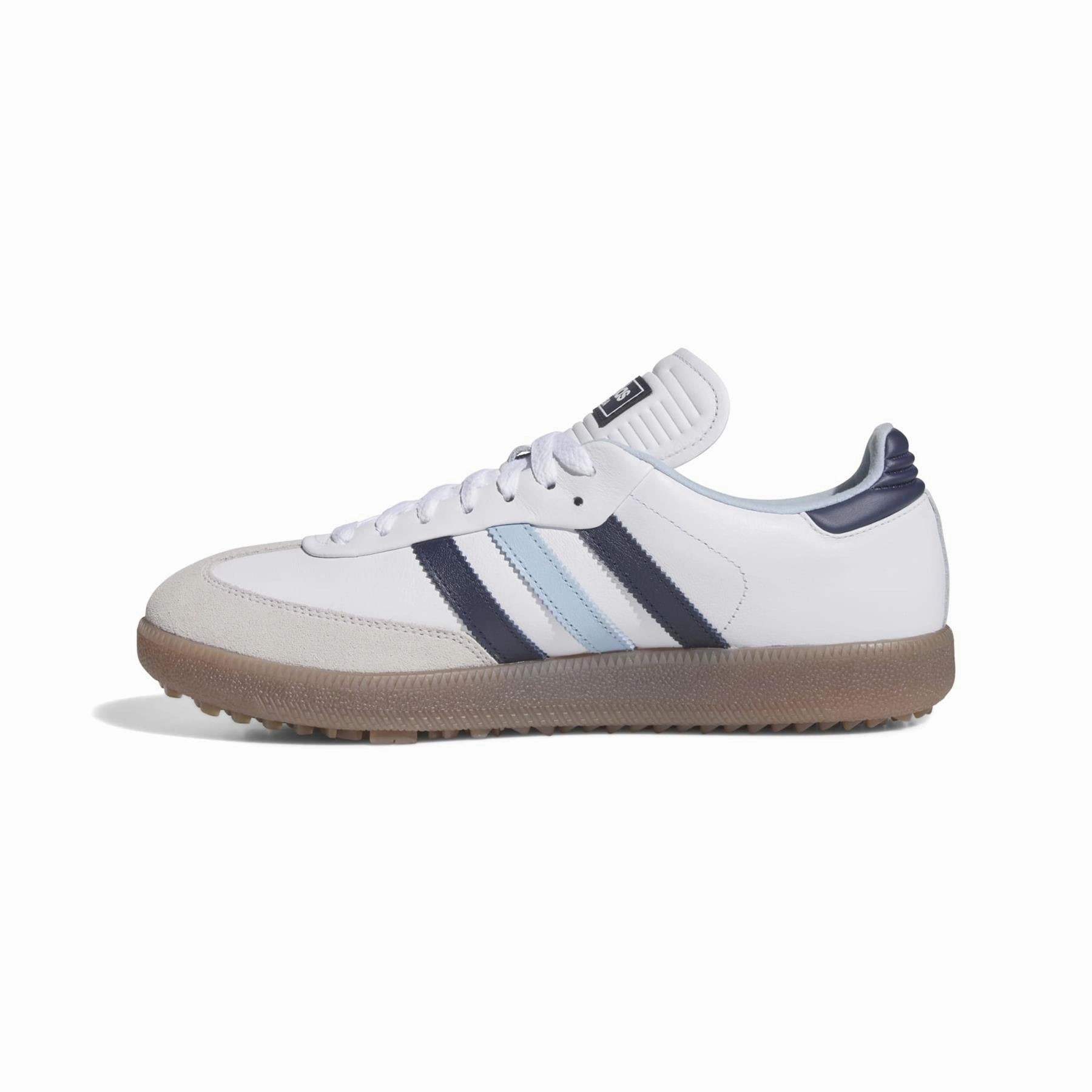 Golf Shoe Brands Samba Spikeless Golf Shoes Footwear White/Night Indigo/Clear Sky
