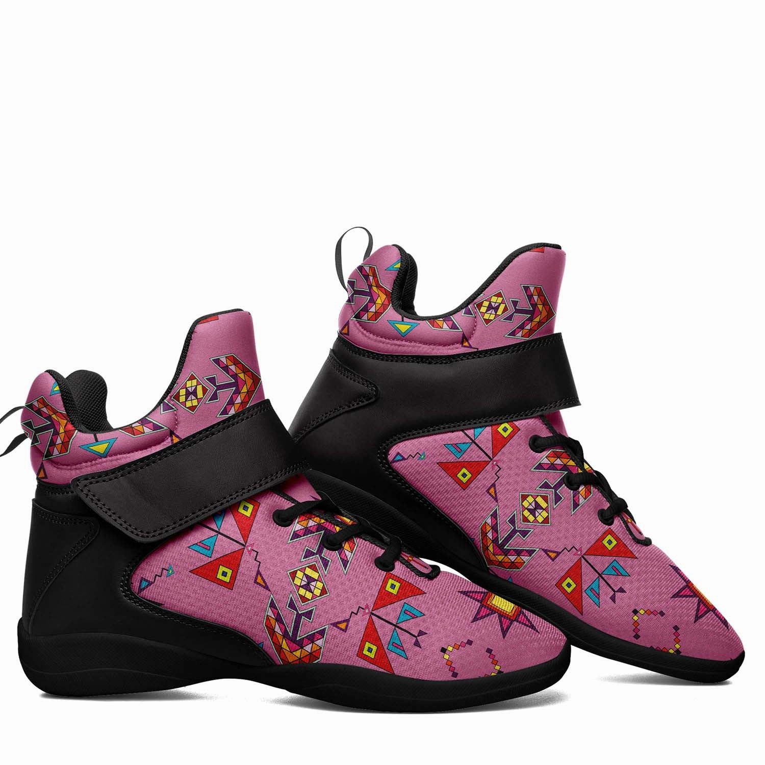 Top 10 Basketball Shoes To Play In Scattered Generations Pink Ipottaa Basketball / Sport High Top Shoes - Black Sole