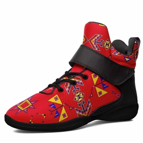 Where Can I Sell Basketball Shoes Scattered Generations Red Ipottaa Basketball / Sport High Top Shoes - Black Sole