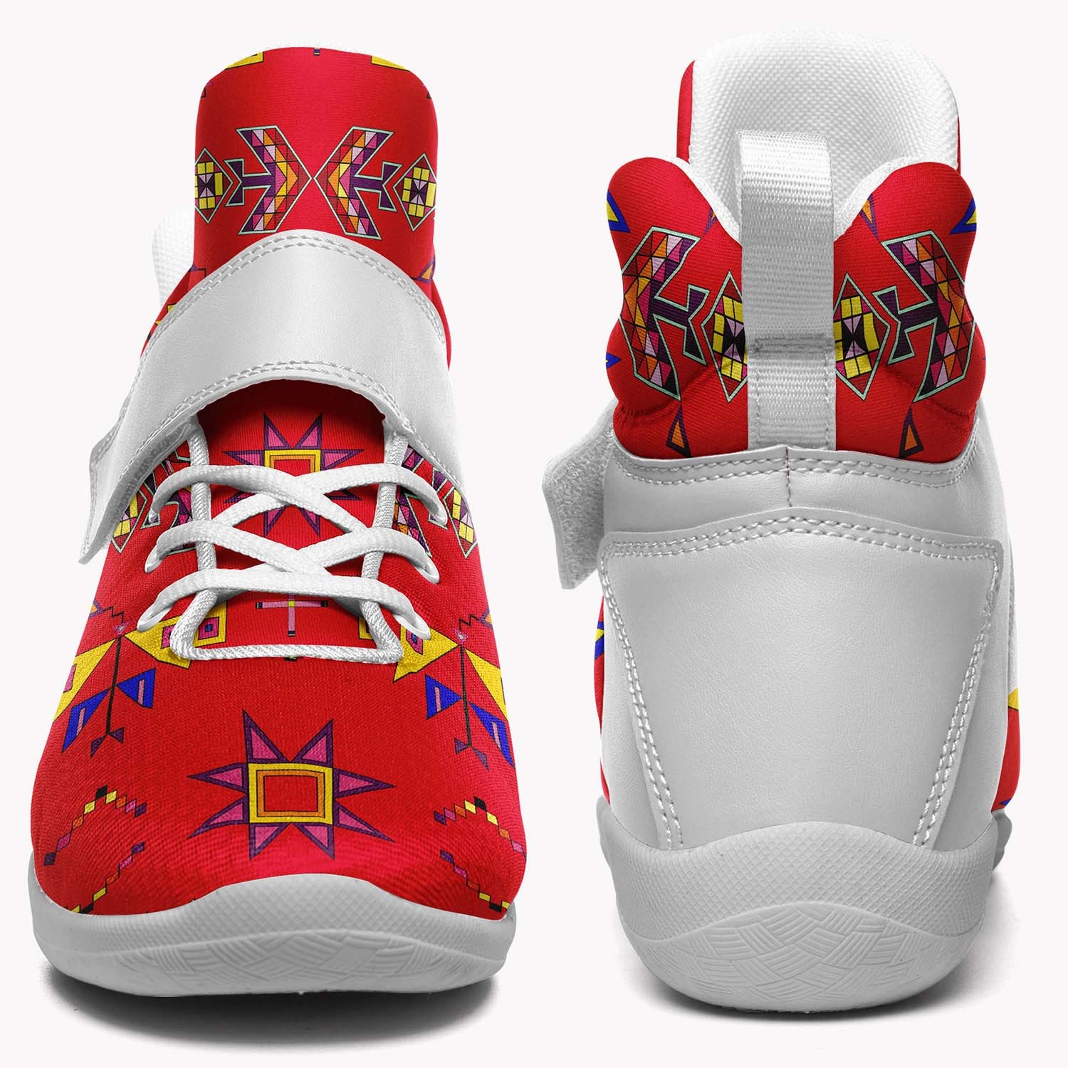 Scattered Generations Red Ipottaa Basketball / Sport High Top Shoes - White Sole Jason Williams Basketball Shoes