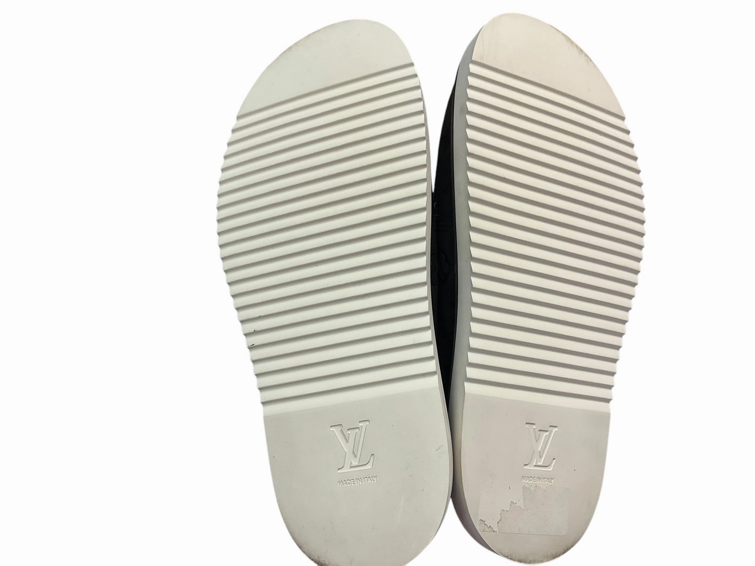 Shoes Luxury Designer By Louis Vuitton In Brown, Size: 9 High Open Toe Mule Shoes