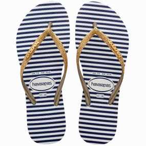 4147906 - SLIM GLITTER STRIPES SANDAL Lauren Conrad Flip Flops