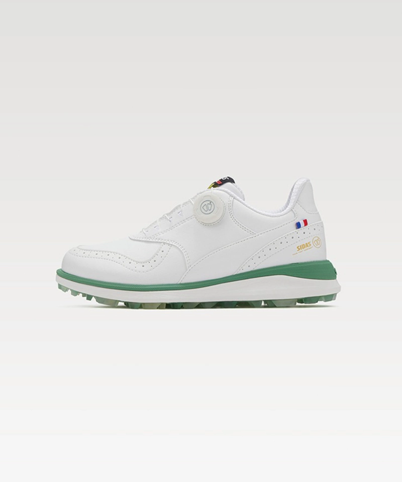 Golf White Shoes SIDAS Golf Women's Core Race Fit - Green