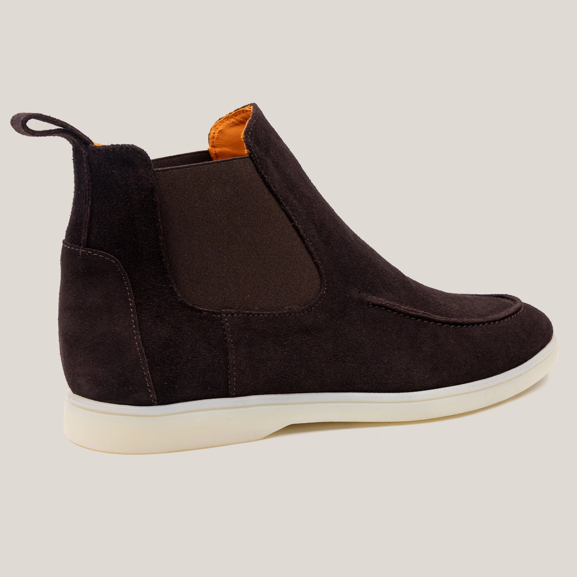 Padded Chelsea Boots Livorno - Dark Brown Suede - Chelsea Boots