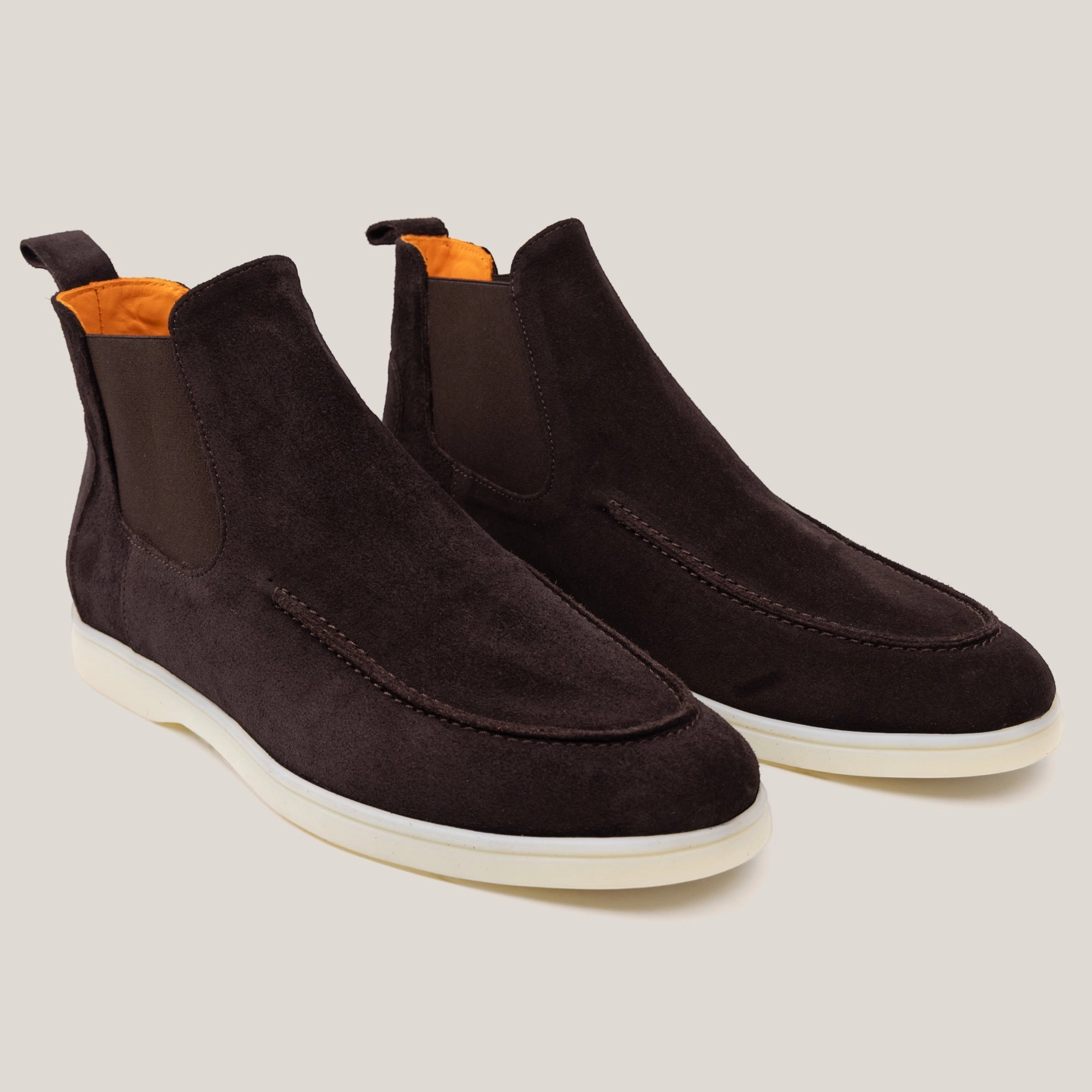 Livorno - Dark Brown Suede - Chelsea Boots Rm Williams Chelsea Boots