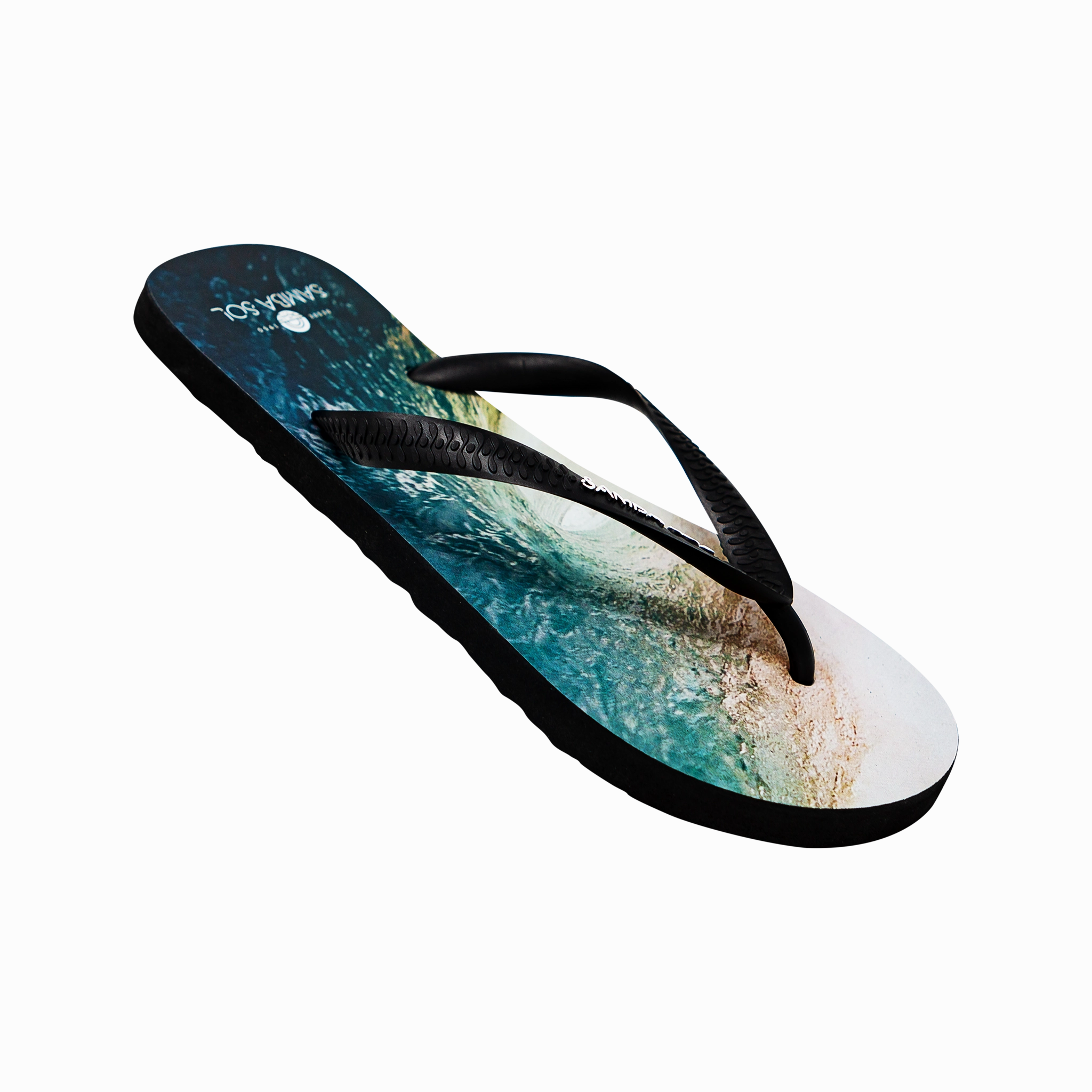 Totes Flip Flops Samba Sol Men's Beach Collection Flip Flops - Surfer