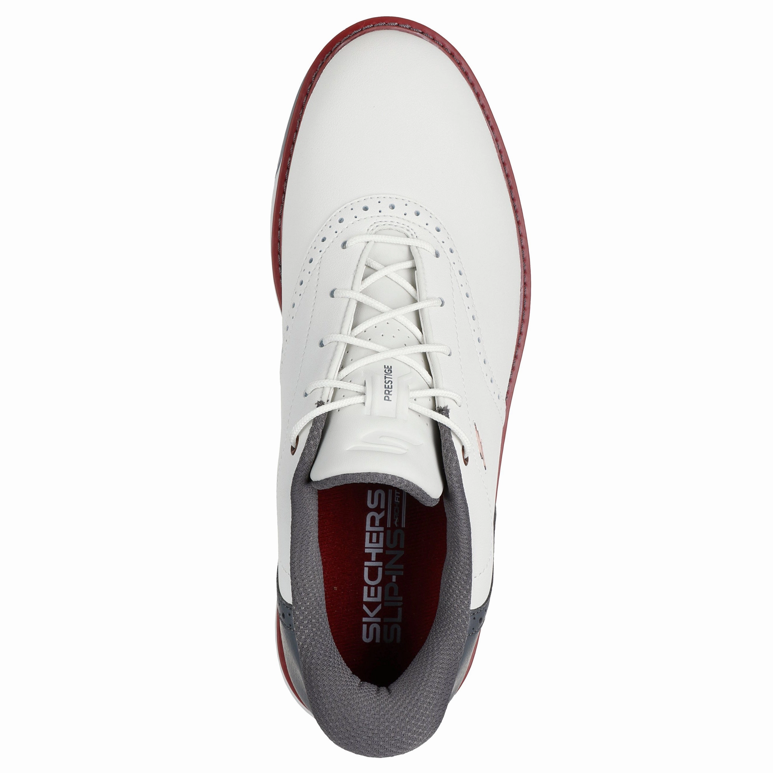 Diabetic Golf Shoes Skechers Go Golf Prestige Spikeless Golf Shoes - Natural/Grey