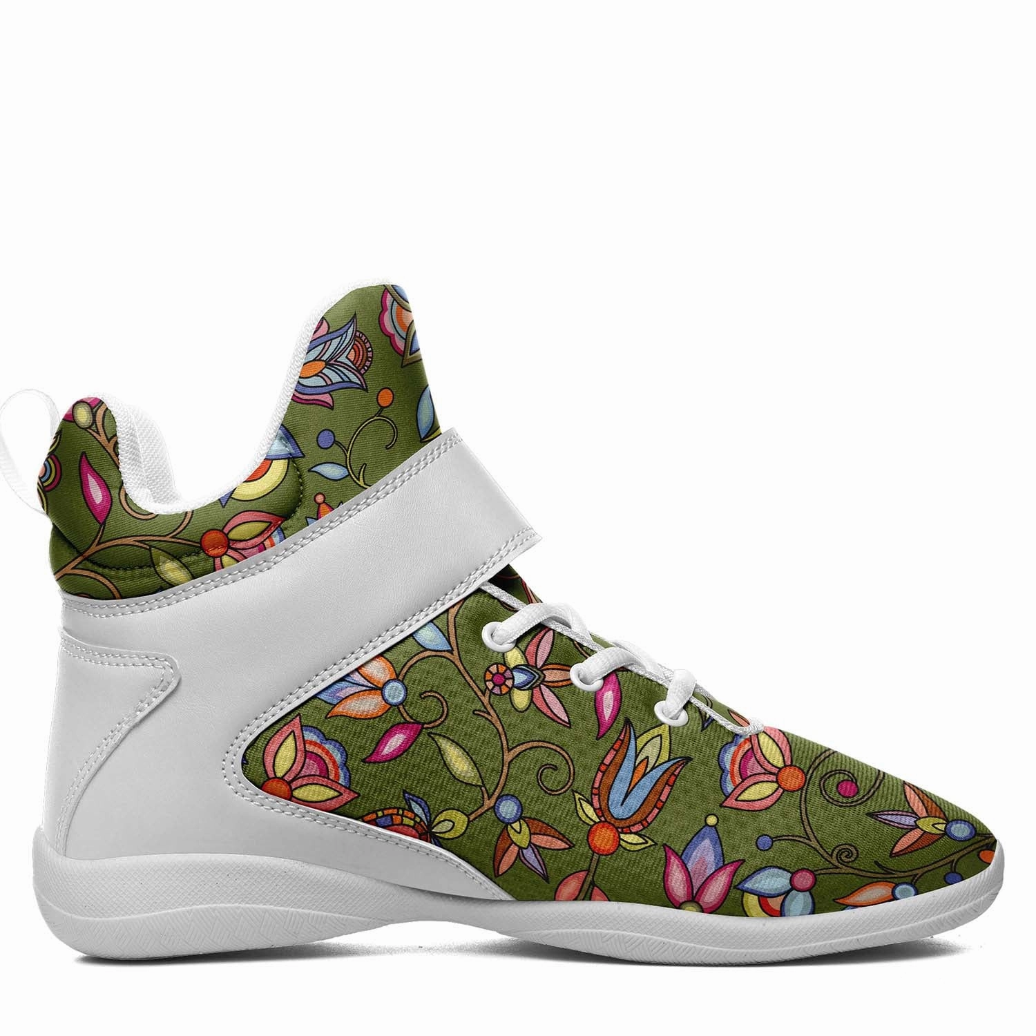 List Buffalo Bloom Sage Ipottaa Basketball / Sport High Top Shoes - White Sole