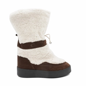La Canadienne 'Eloise' Shearling Boots - Women's 37 Paris Ankle Boots
