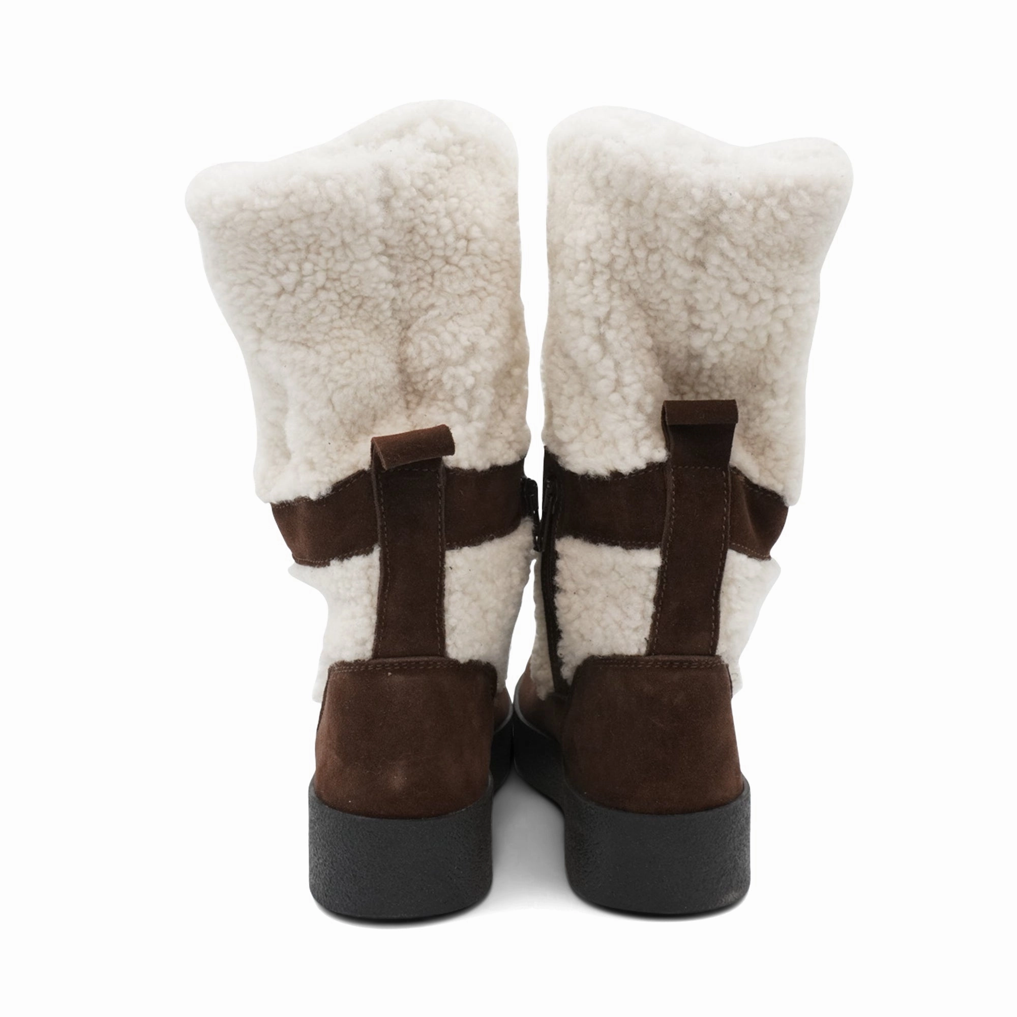 Bikers Lite Ankle Boots La Canadienne 'Eloise' Shearling Boots - Women's 37