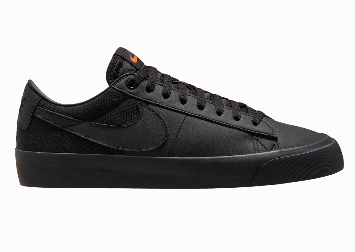 Nike SB Zoom Blazer Low Pro GT ISO - (Black/Black/Black) Nike Shoes For Workout