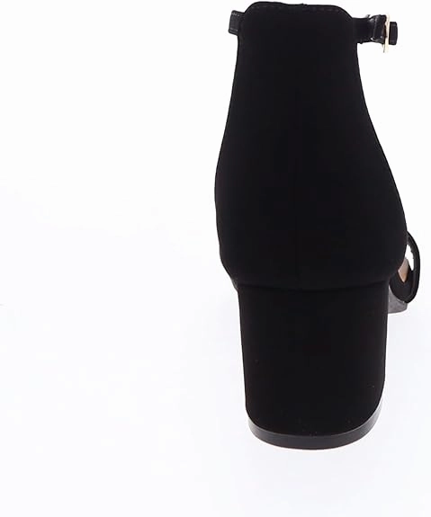 TOP Moda Darcie-1 Ankle Strap Dressy High Heel Sandal, Non-slip Sole, For Wedding, Party, Prom, Evening Wear, or Any Occasion, Sleek Style Block Heel Sandals