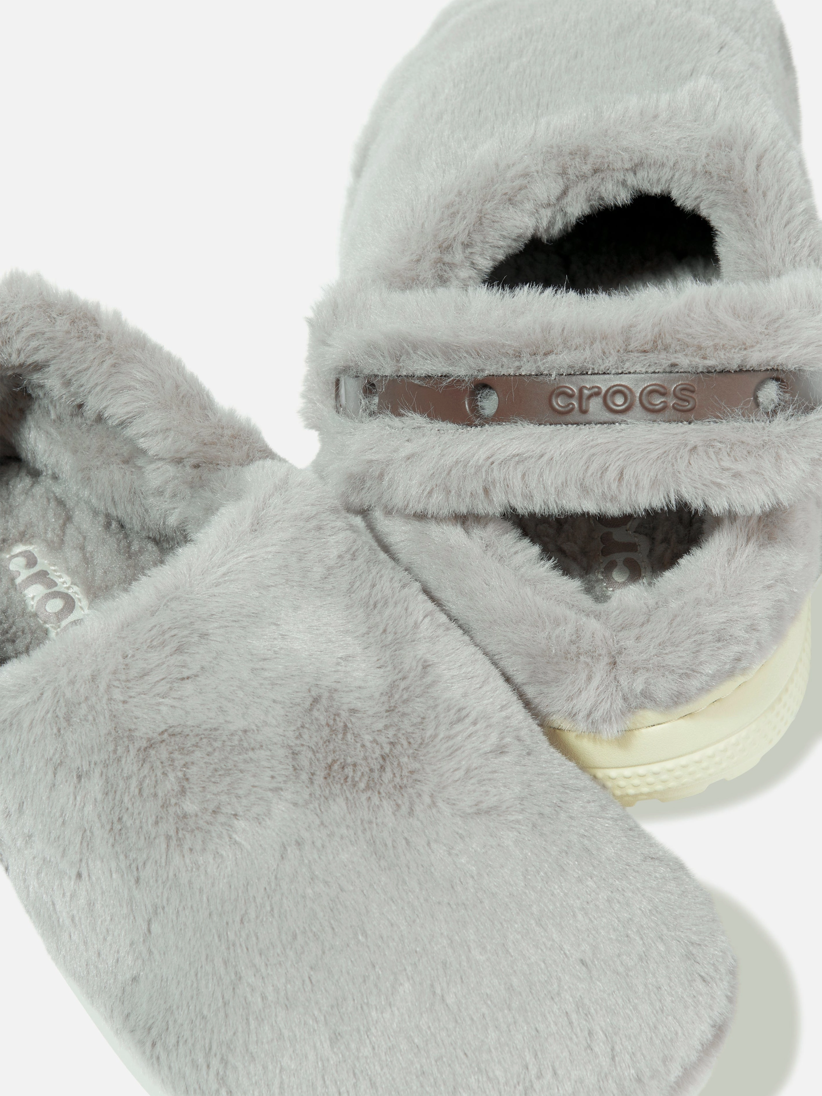 Professional Clogs Wide Width Crocs Kids Classic Unfurgettable Clog in Grey