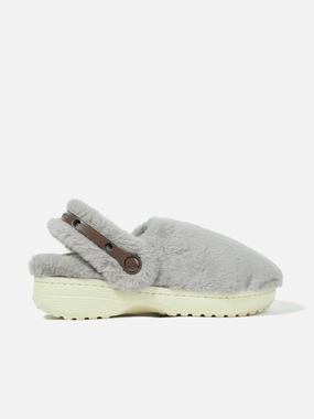 Crocs Kids Classic Unfurgettable Clog in Grey Gold Star Clogs