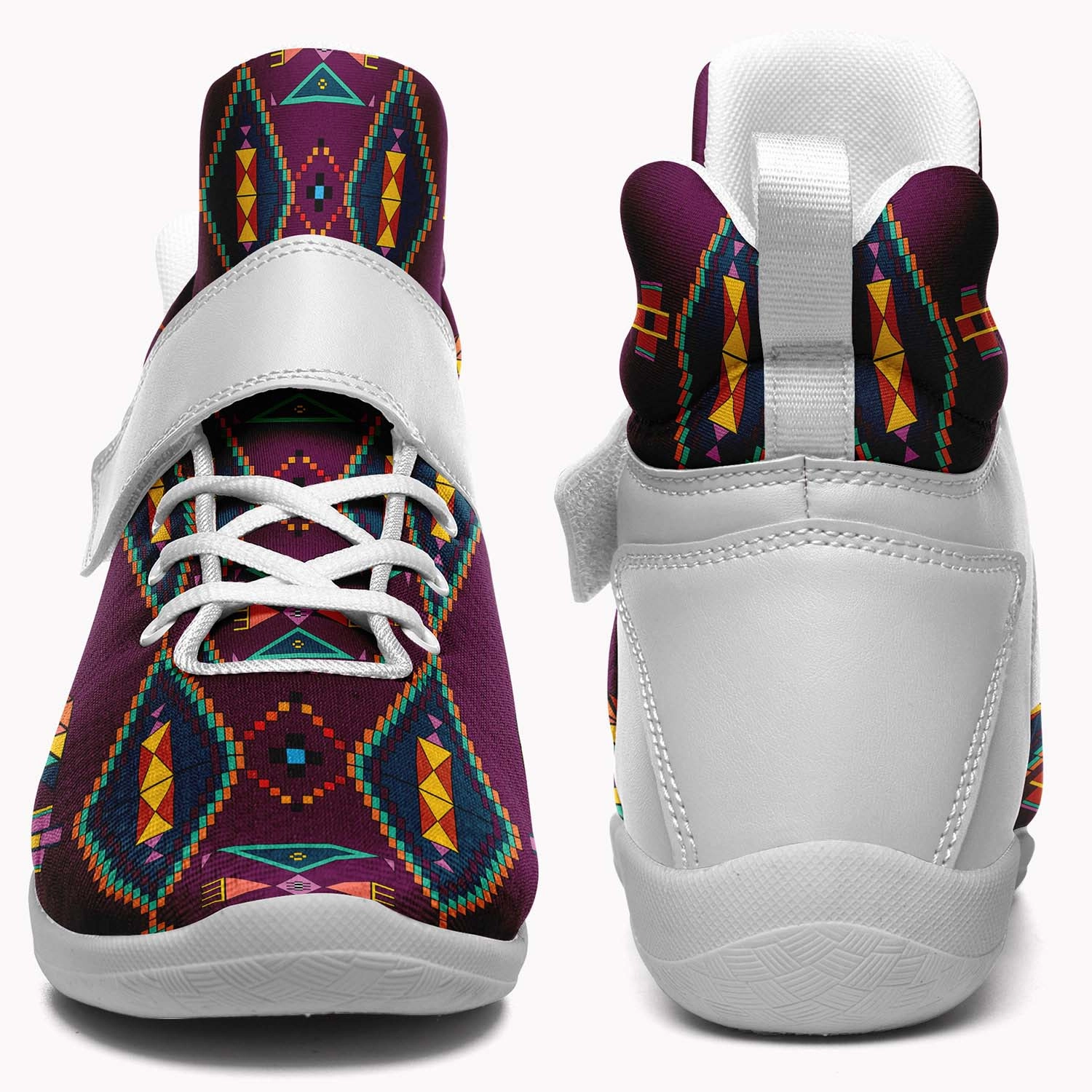 Basketball Shoes With Wide Toe Box Travois Tipi Berry Ipottaa Basketball / Sport High Top Shoes - White Sole