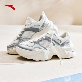 Mountain Tek Snow Boots ANTA Women Casual Shoes 9225B8821-3 -White/Silver (Kasut Kasual Perempuan)