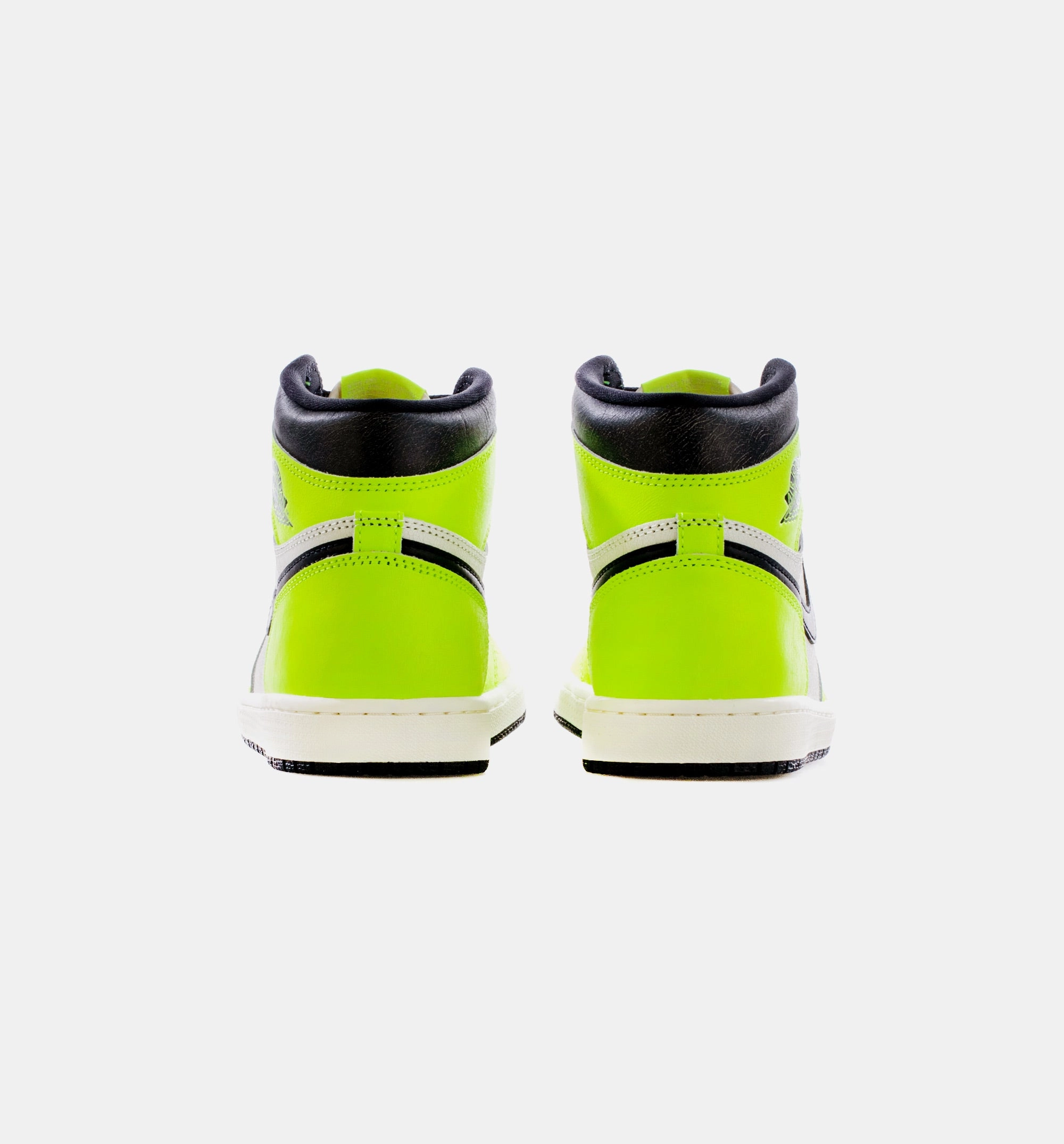 Air Jordan 1 High OG Visionaire Mens Lifestyle Shoes - White/Neon Green Free Shipping Tan Ankle Boots With Fur Trim