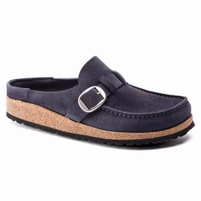 Shearling Boots Birkenstock Buckley navy suede