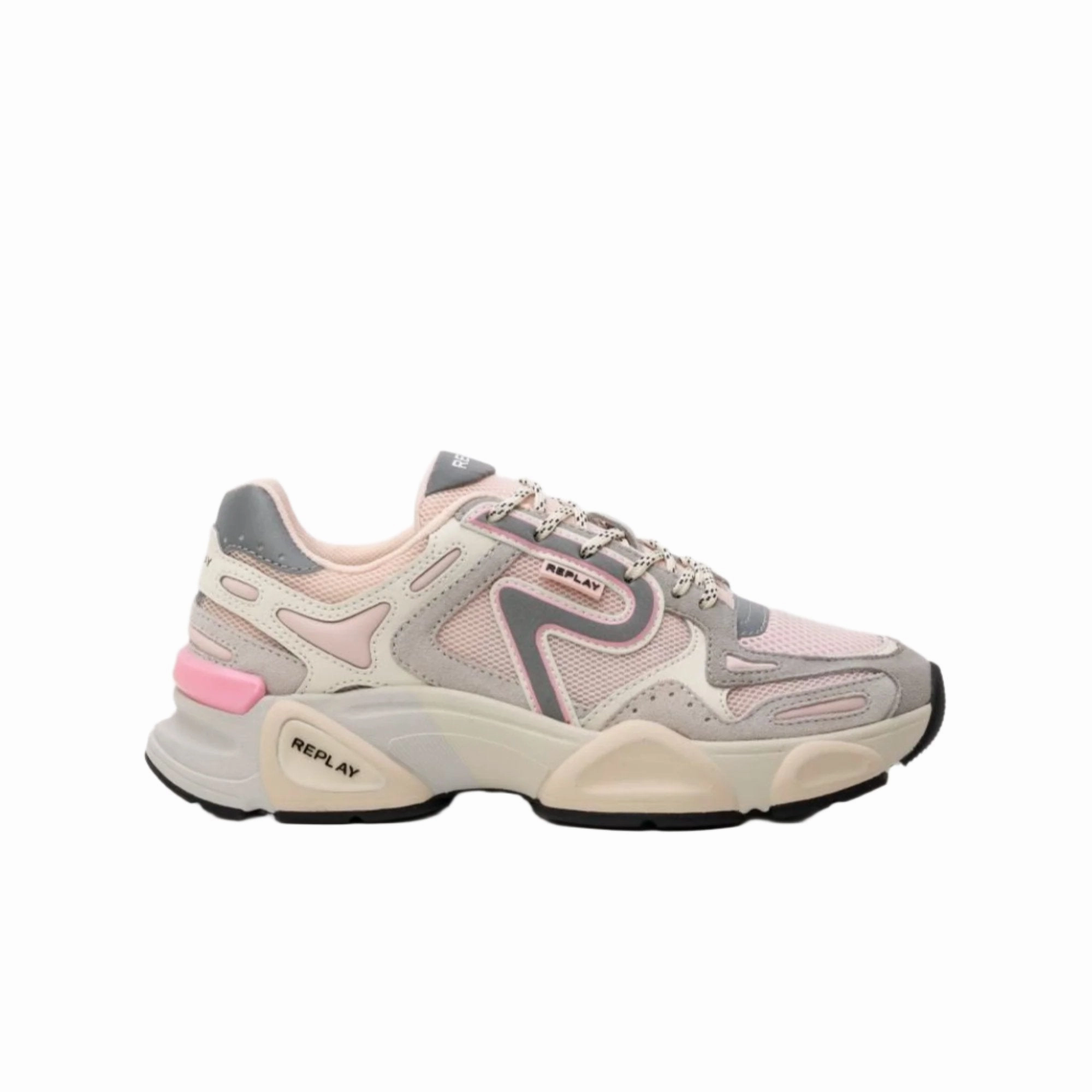 1587 Sneakers Replay Women's Destiny W Mix 2 Sneakers in Suede and Mesh