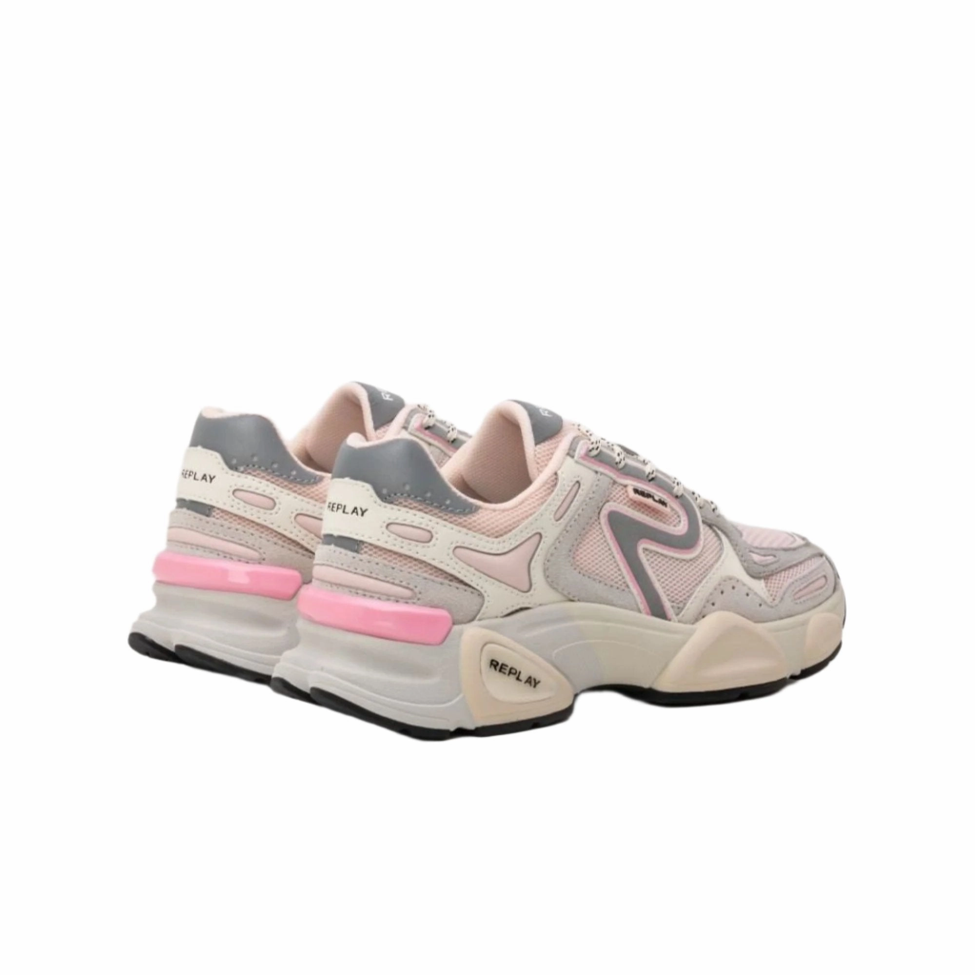 Insulated Sneakers Replay Women's Destiny W Mix 2 Sneakers in Suede and Mesh