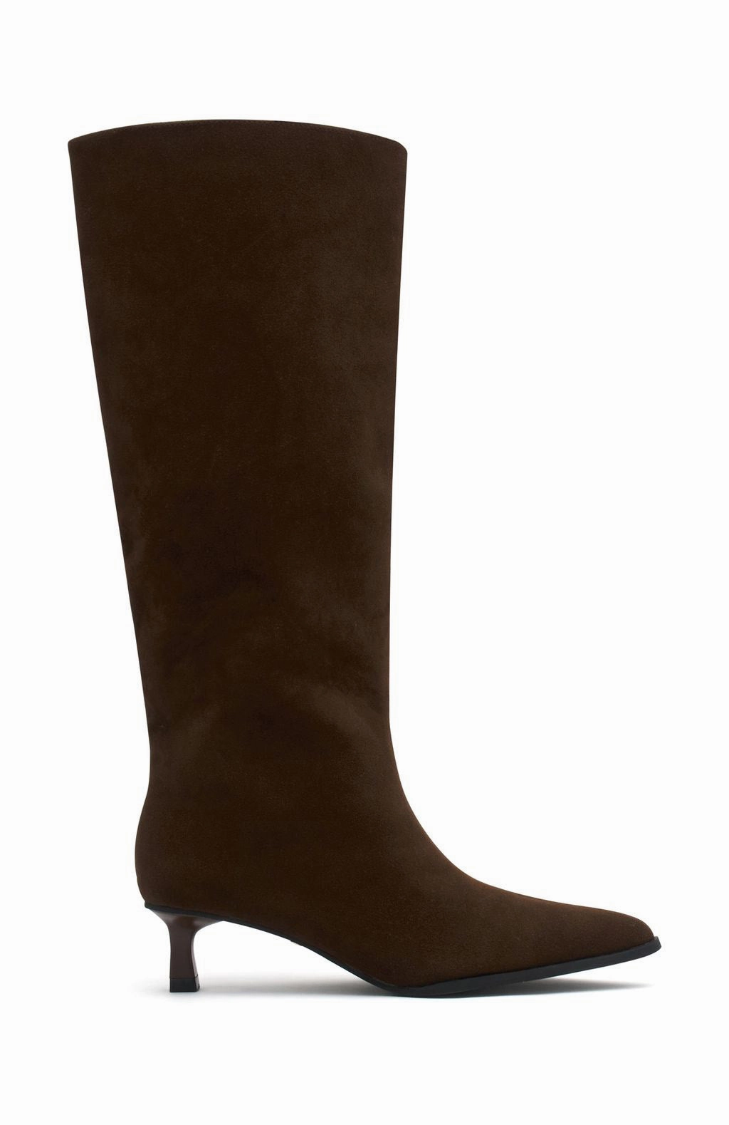 George Knee High Boots Juliette Knee High Boots Chocolate Faux Suede