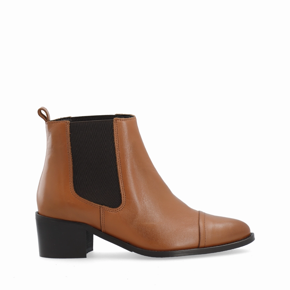 Business Outfit Chelsea Boots Biacarol Cognac Dress Chelsea Boots