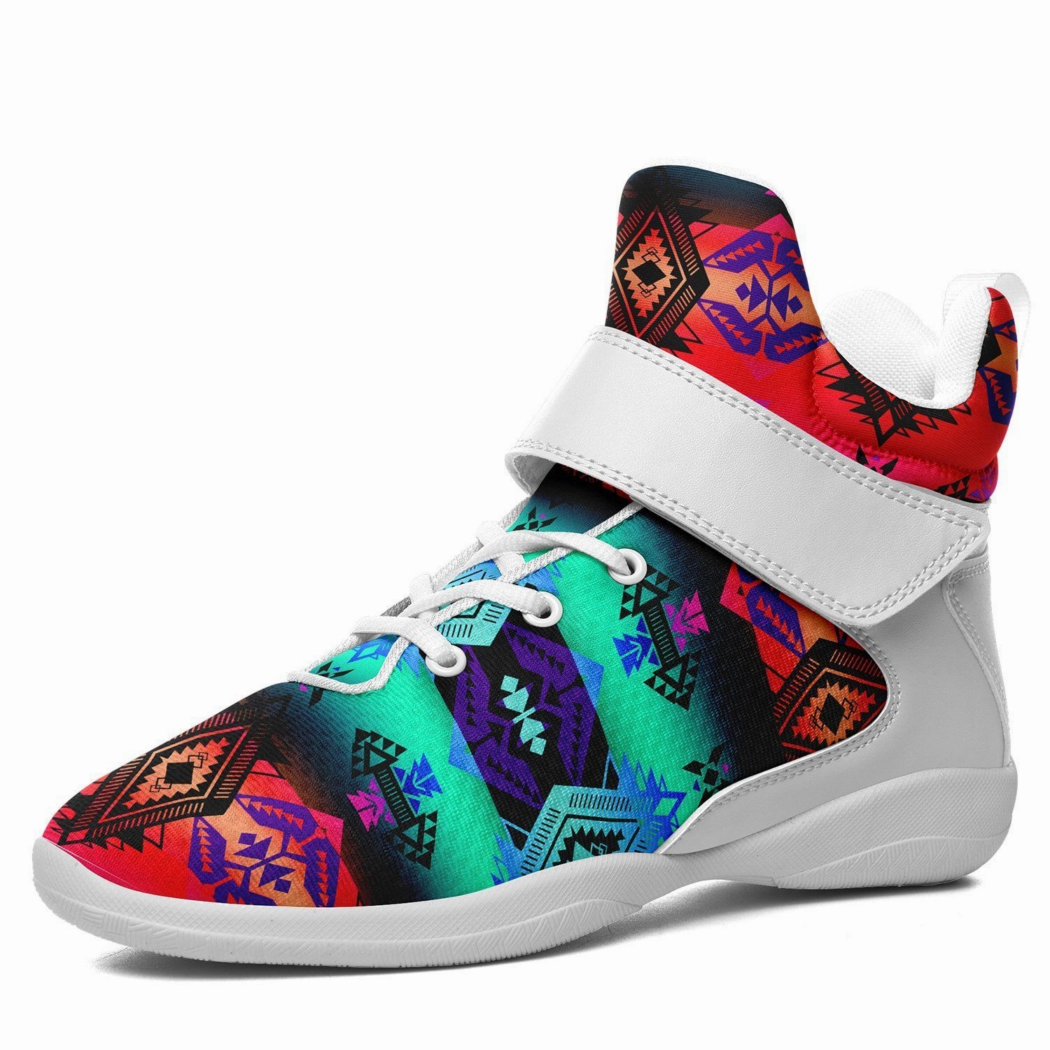 Sovereign Nation Sunrise Ipottaa Basketball / Sport High Top Shoes - White Sole Kd18 Basketball Shoes