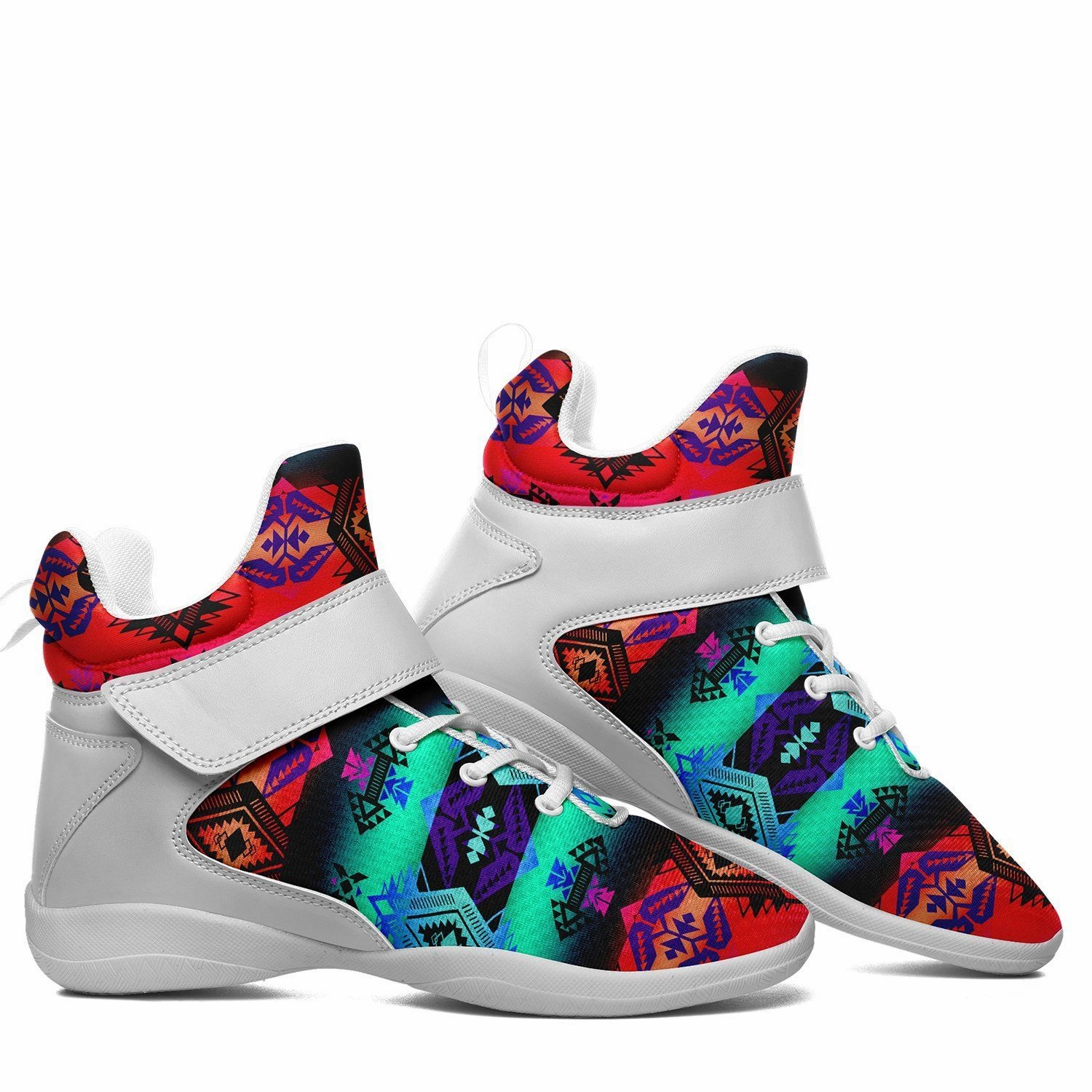 Sovereign Nation Sunrise Ipottaa Basketball / Sport High Top Shoes - White Sole Basketball Shoes Flashy