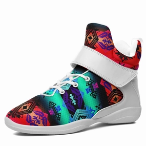 Sovereign Nation Sunrise Ipottaa Basketball / Sport High Top Shoes - White Sole Self Tying Basketball Shoes