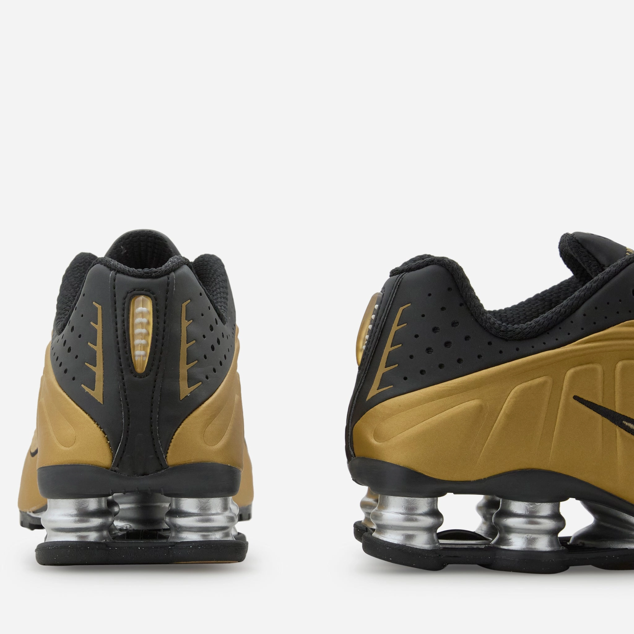 Dsw Shoes Nike Women's Shox R4 Black | Metallic Gold | Metallic Silver