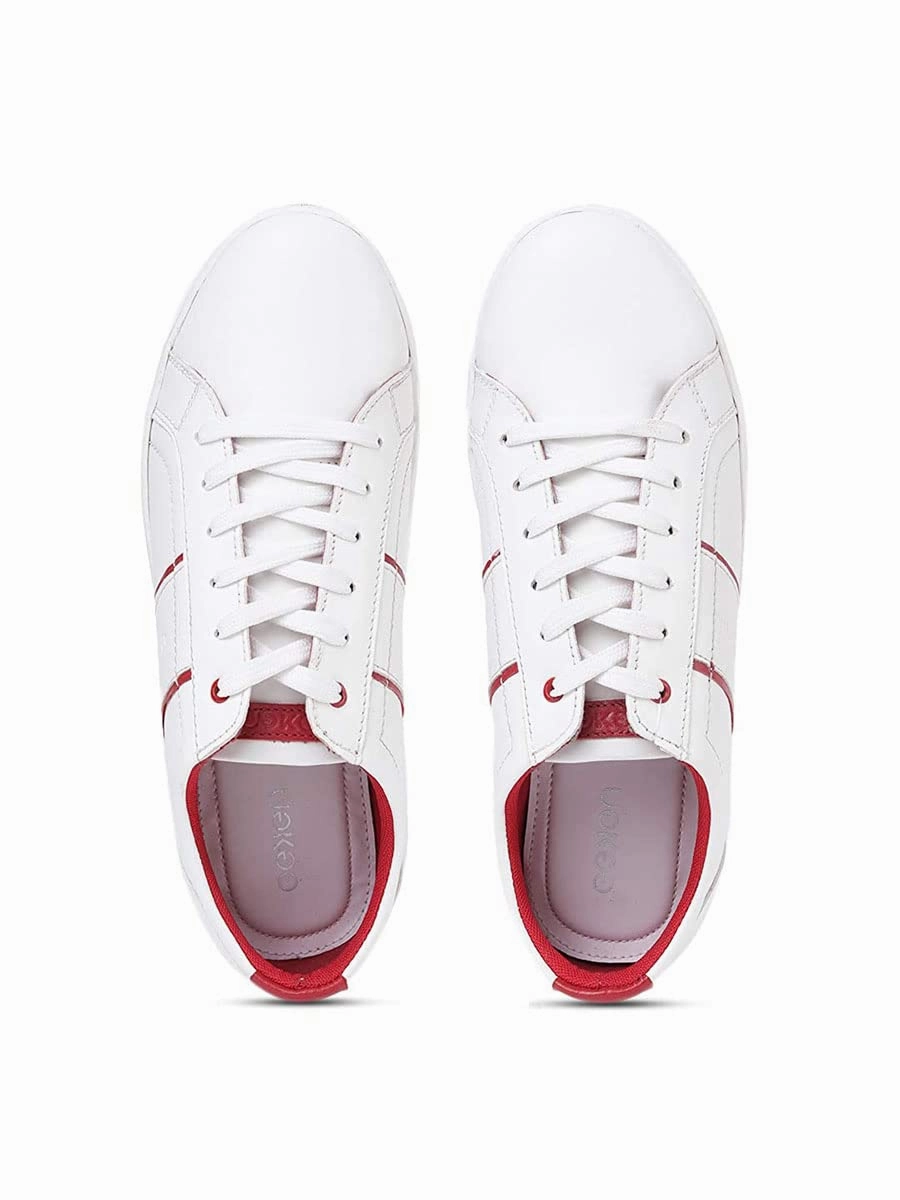 Jordan 1 Sneakers Eeken E1A034 White Stylish Smart Daily Occasional Comfortable Sneakers For Men
