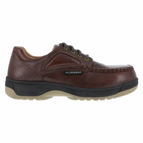 Best Work Boots For Mechanics Florsheim Womens Brown Leather Casual Moc Oxford Compadre Steel Toe