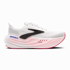 Ankle Boots With Metal Detail Women's Brooks Glycerin Max - White/Black/Diva Pink