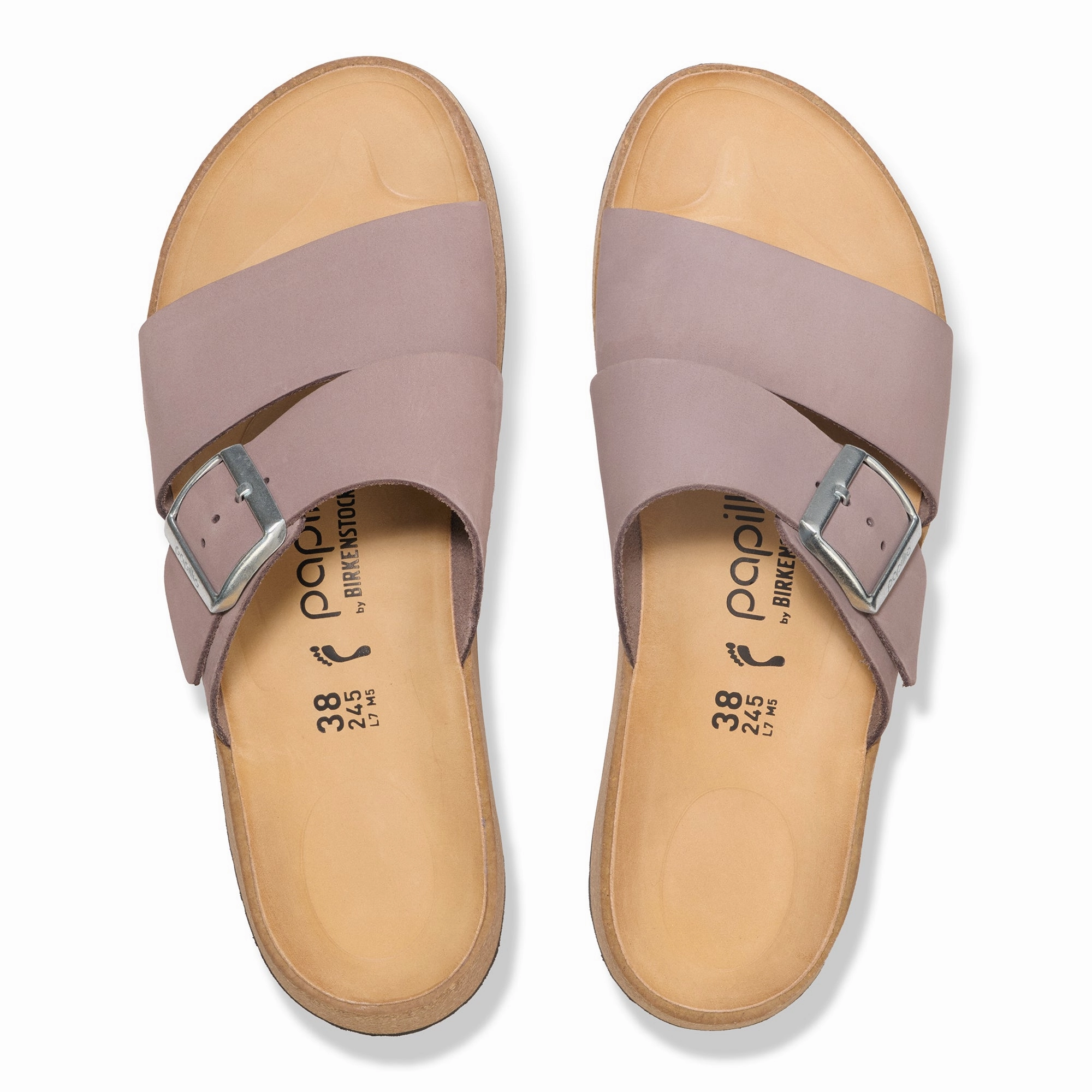 Sizes Chart Papillio Almina faded purple nubuck by Birkenstock