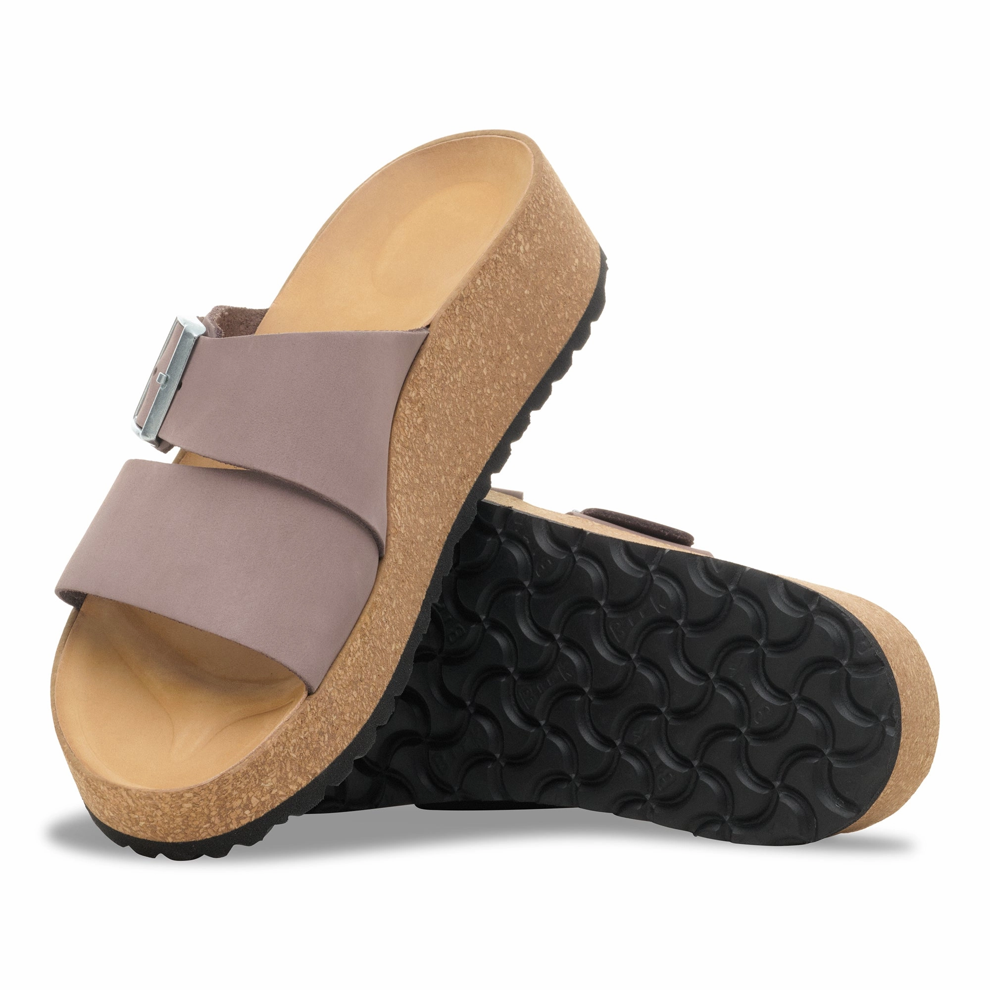 Papillio Almina faded purple nubuck by Birkenstock Del Mar