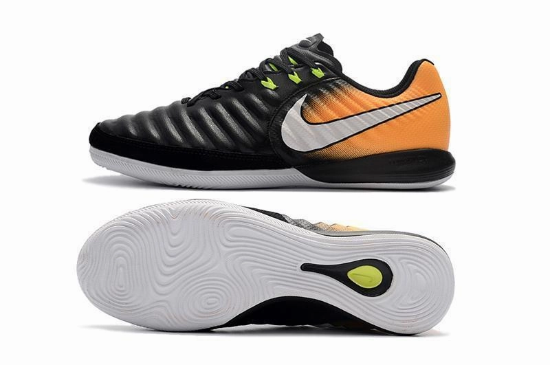 Nike Run Fast Shoes Nike TiempoX Finale IC Soccer Shoes CY0041 Black White Laser Orange