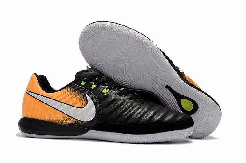 Nike TiempoX Finale IC Soccer Shoes CY0041 Black White Laser Orange Awesome Nike Basketball Shoes