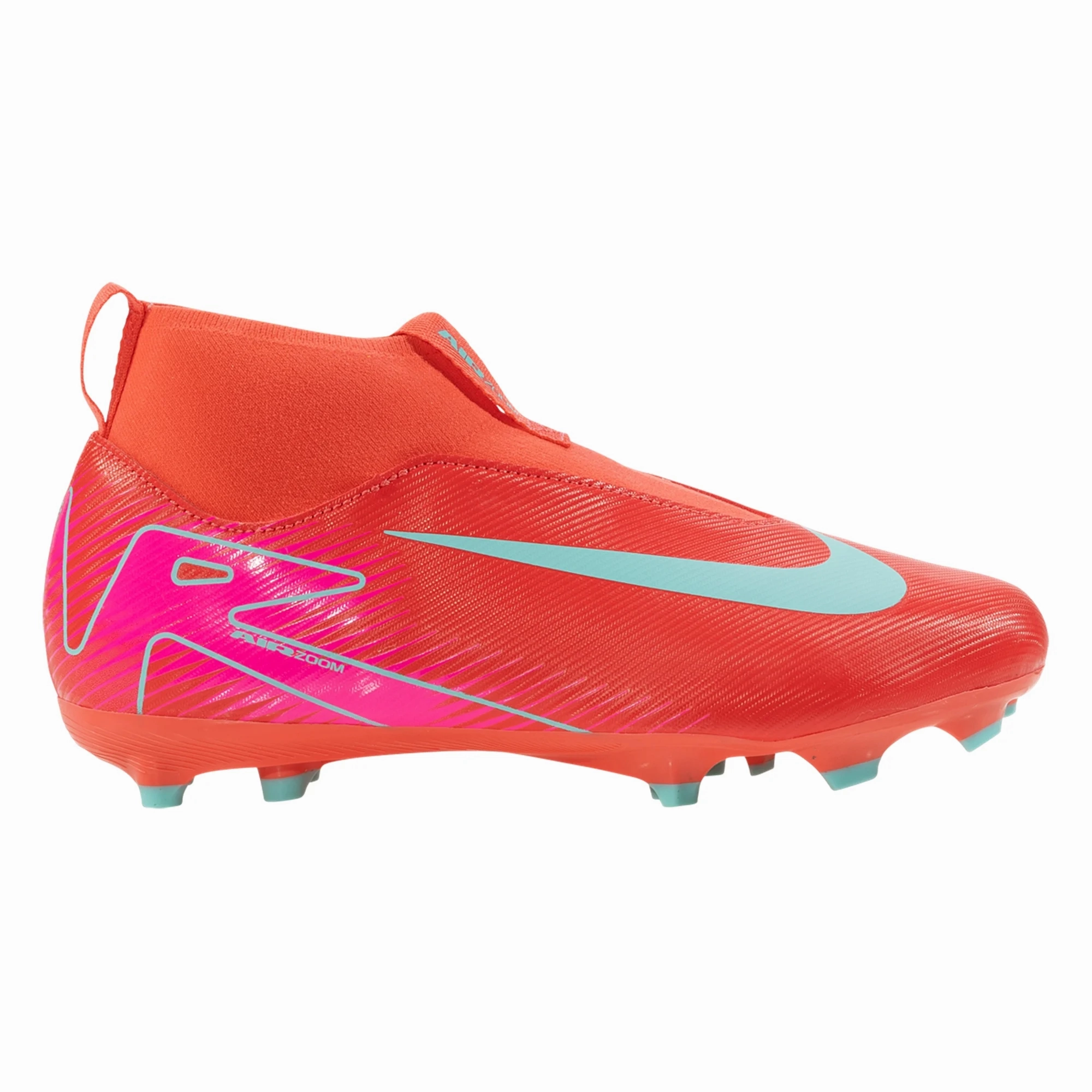 Nike Jr. Zoom Superfly 10 Academy FG/MG Soccer Cleats (Ember Glow/Aurora Green) Nike Go Flyease Shoe