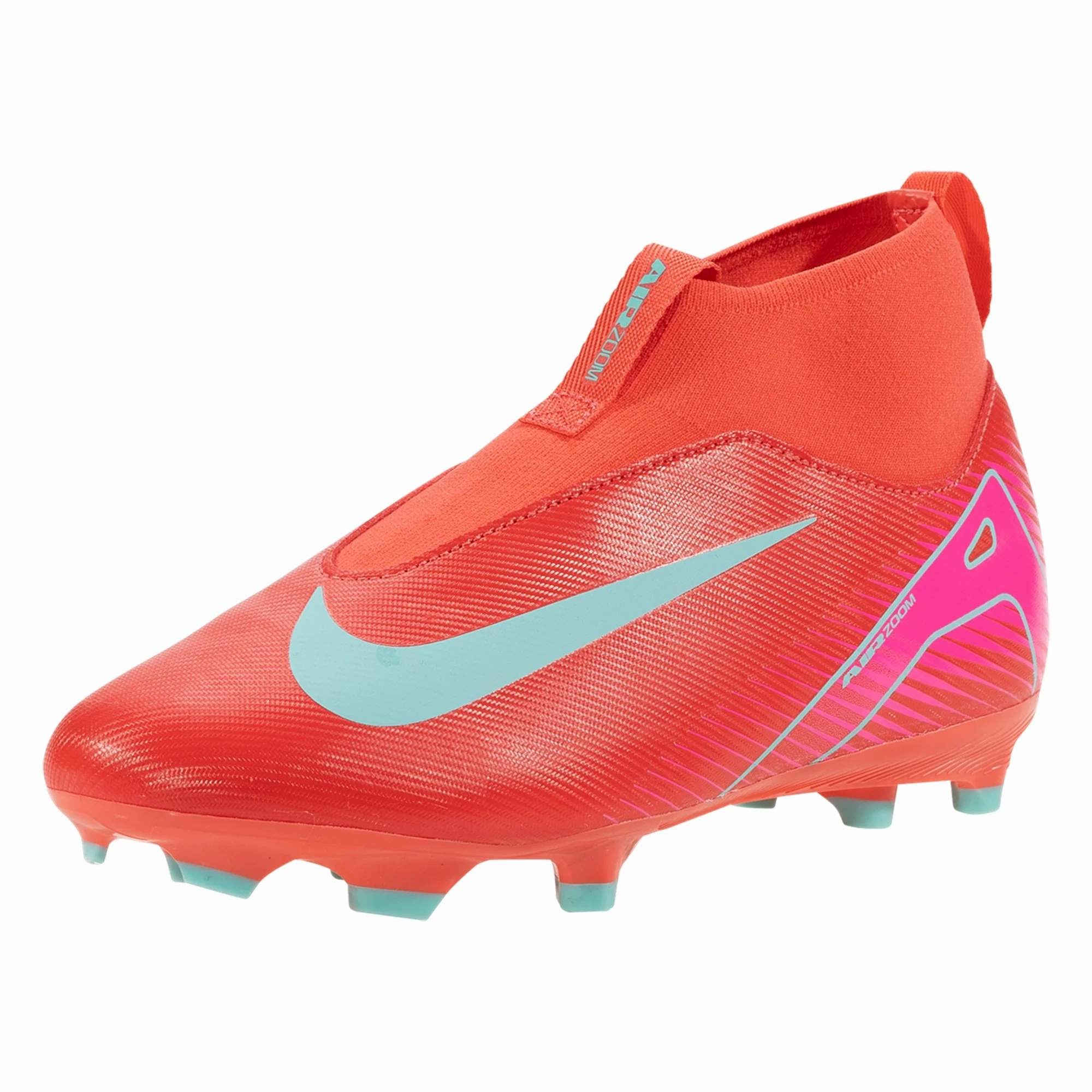 Nike Jr. Zoom Superfly 10 Academy FG/MG Soccer Cleats (Ember Glow/Aurora Green) Nike Cross Trainer Shoes