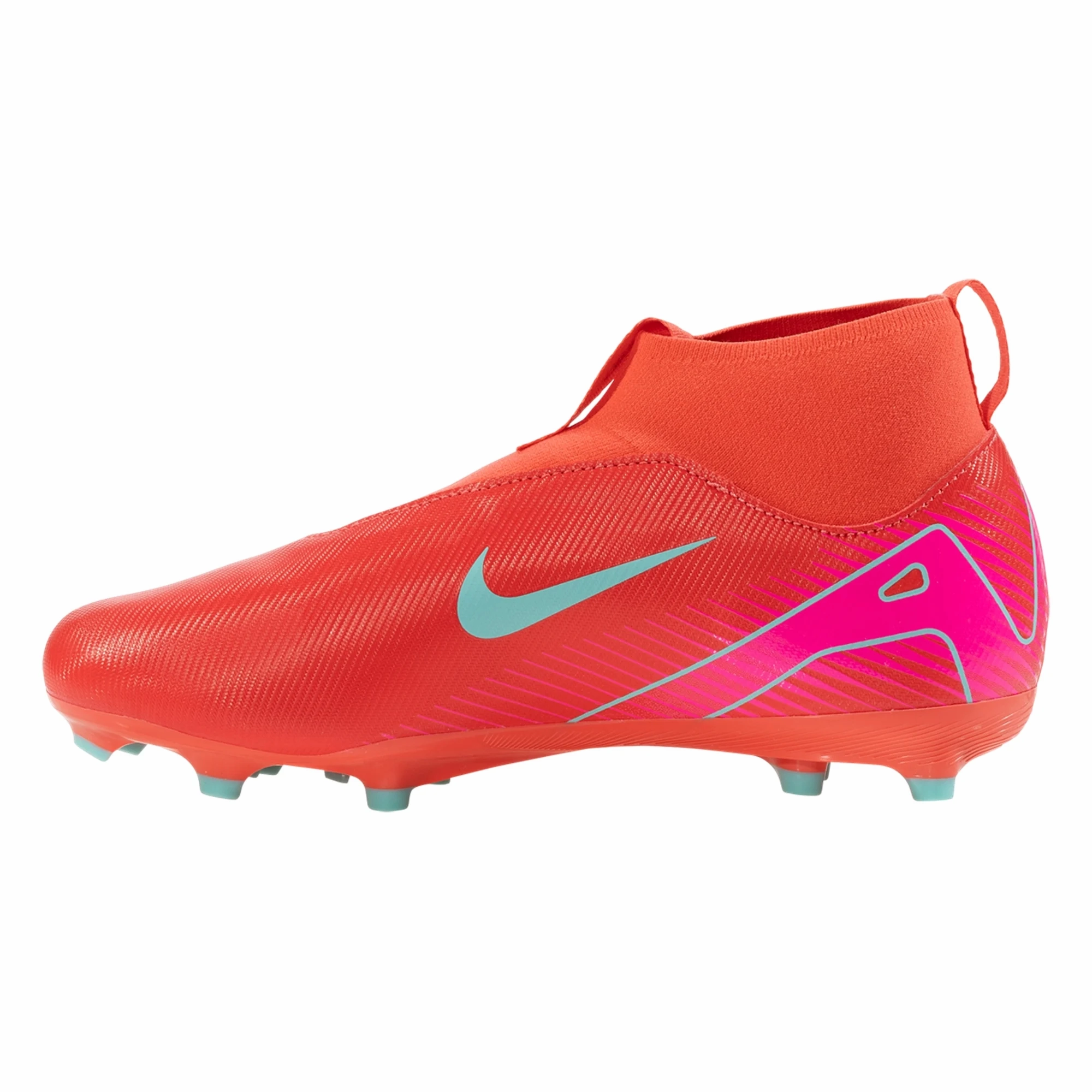 Nike Jr. Zoom Superfly 10 Academy FG/MG Soccer Cleats (Ember Glow/Aurora Green) Nike Weight Training Shoes