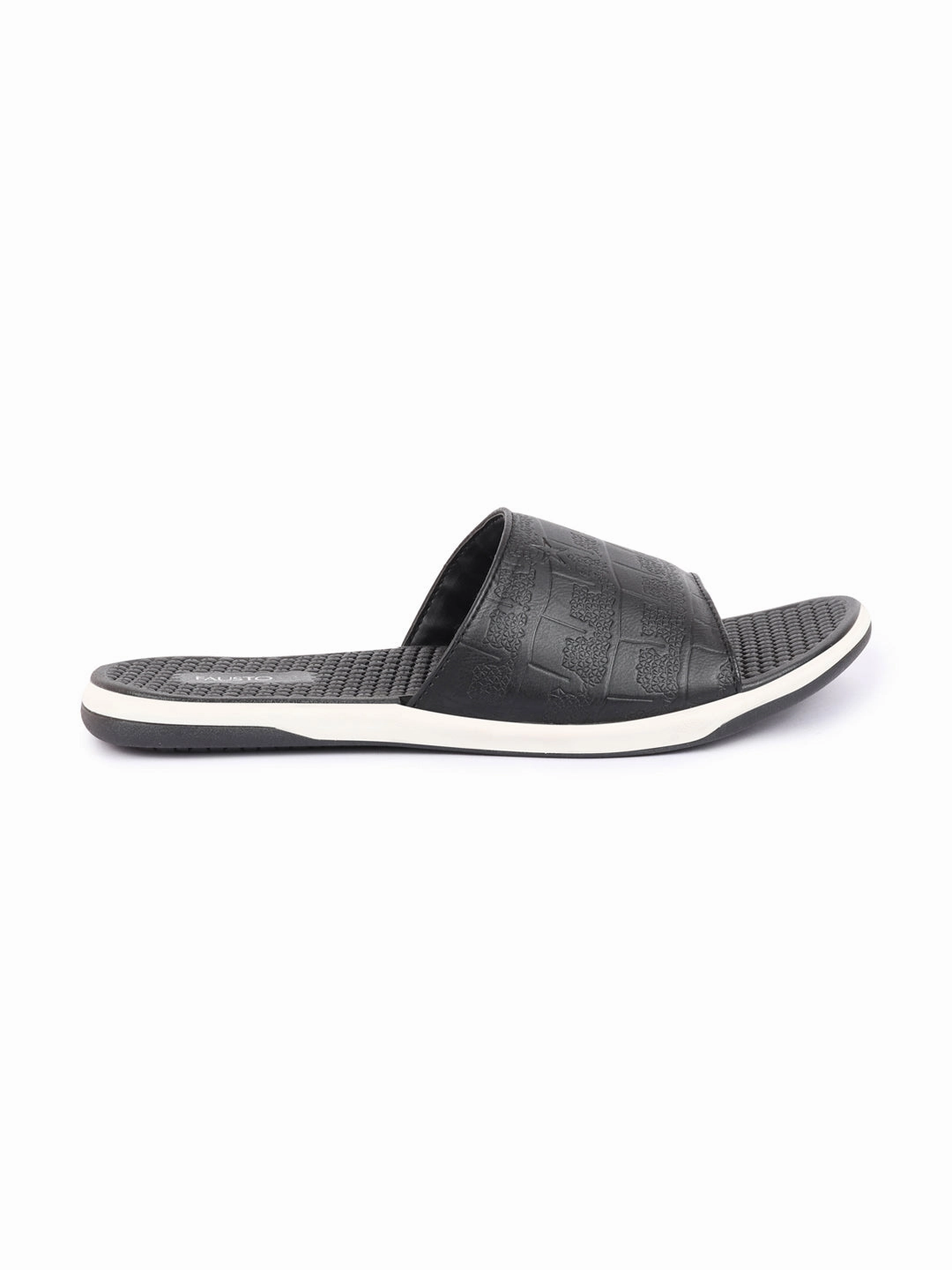 T Bar Flip Flops Men Black Open Toe Ultra Light Flexible Slip-On Slippers Flip-Flops