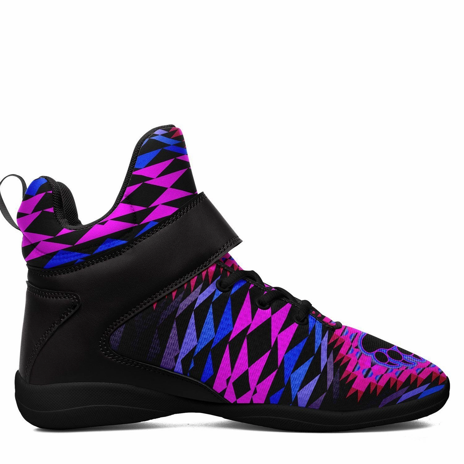 Sunset Bearpaw Blanket Pink Ipottaa Basketball / Sport High Top Shoes - Black Sole Vector Basketball Shoes