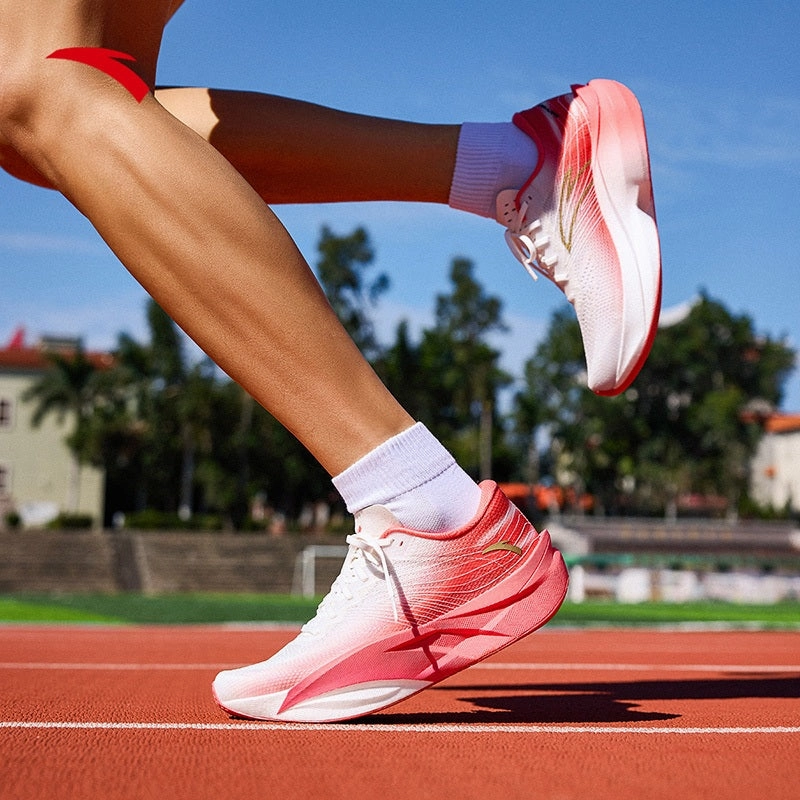 Gold White Soccer Cleats ANTA  Men C202 6 Running Shoes 1125A5575-1 -White/Coral/Metal Golden