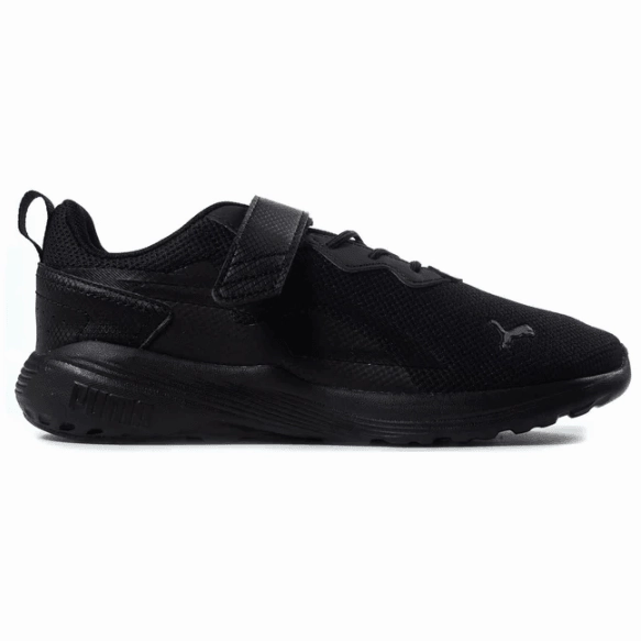 Puma Kids Trainer All Day Active AC   PS Black Running Shoes With The Most Cushion