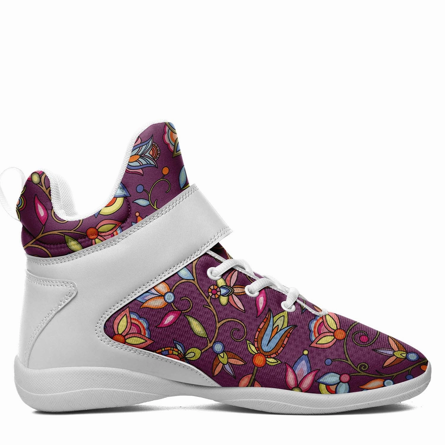 Buffalo Bloom Berry Bush Ipottaa Basketball / Sport High Top Shoes - White Sole Best Affordable Basketball Shoes