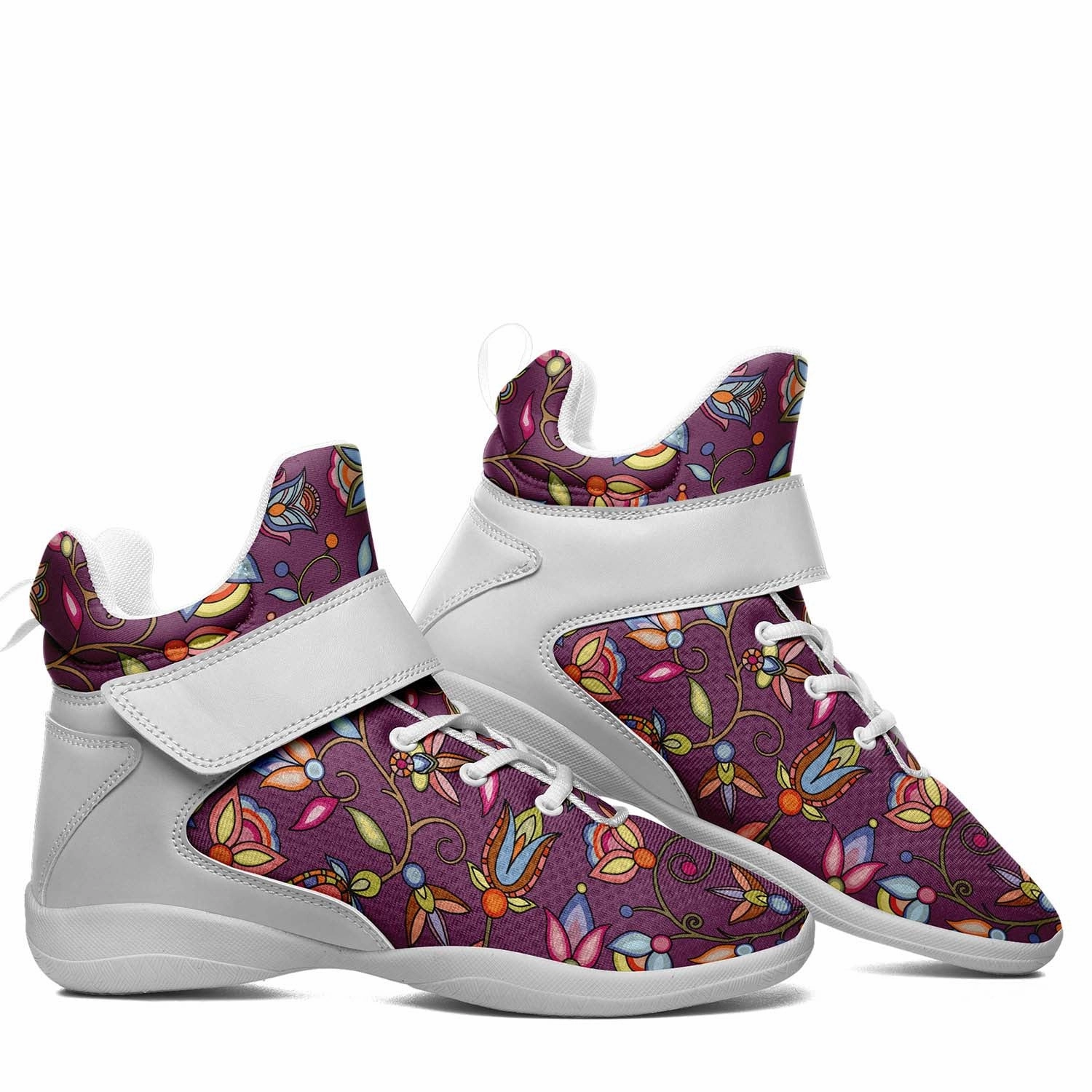 Puma All-pro Nitro Basketball Shoes Buffalo Bloom Berry Bush Ipottaa Basketball / Sport High Top Shoes - White Sole