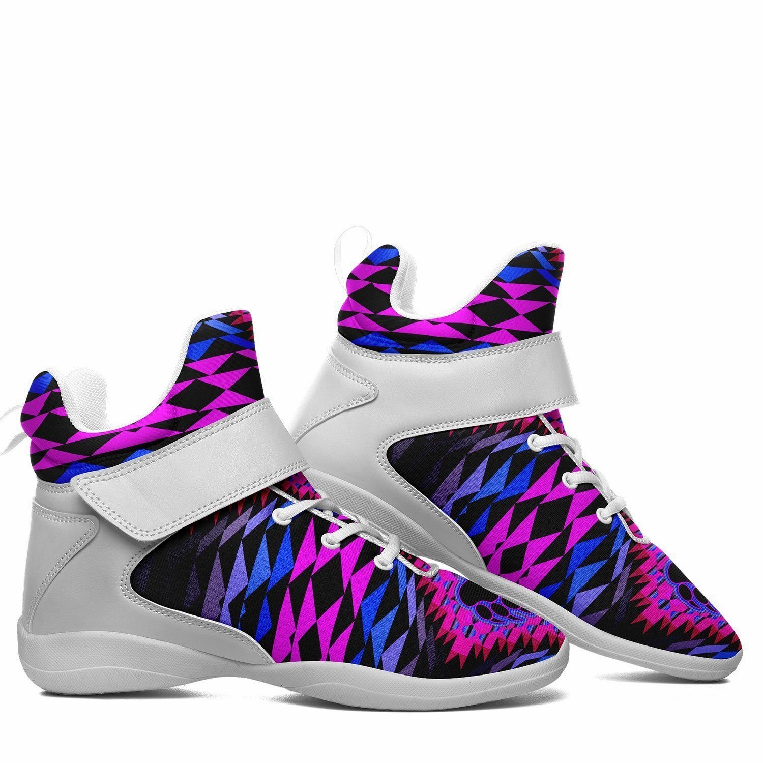 Kamikaze 2 Basketball Shoes Sunset Bearpaw Blanket Pink Ipottaa Basketball / Sport High Top Shoes - White Sole