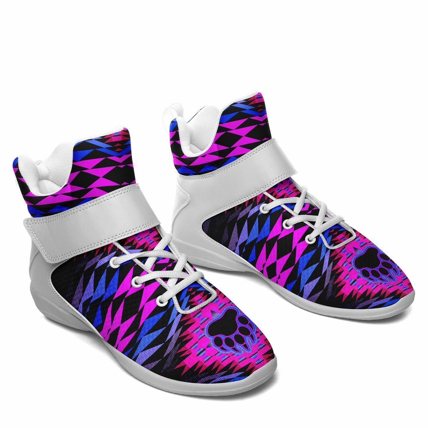 Demar Derozan Basketball Shoes Sunset Bearpaw Blanket Pink Ipottaa Basketball / Sport High Top Shoes - White Sole