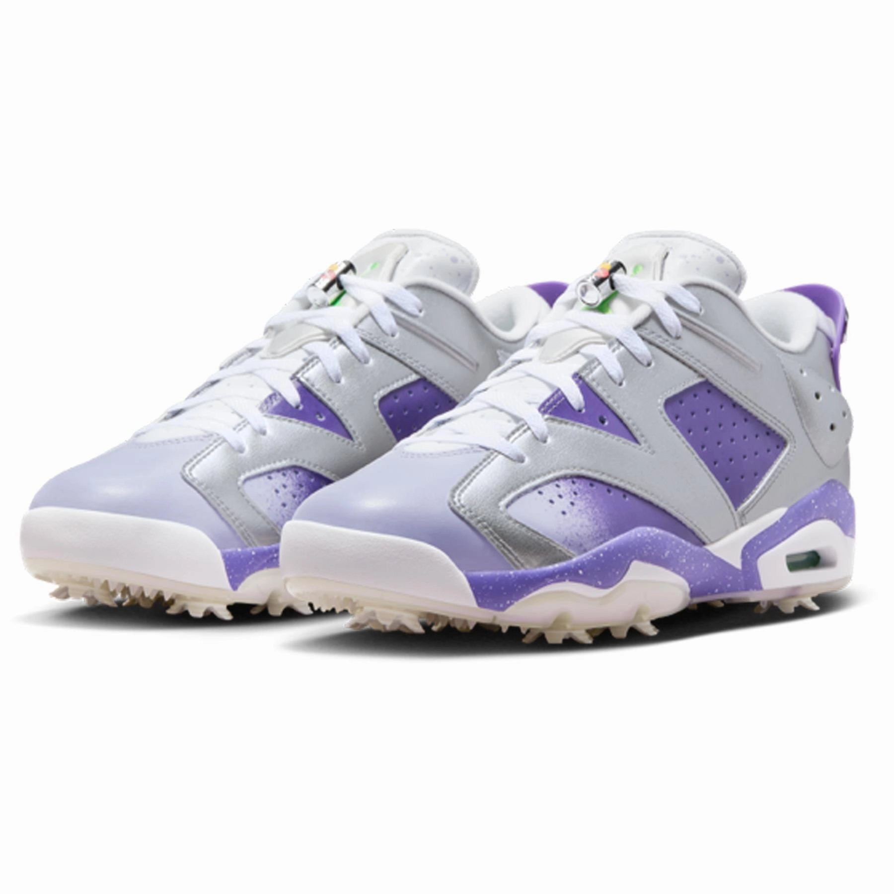 Jordan Retro 6 G NRG Metallic Silver/Oxygen Purple Stylish Golf